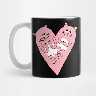 Cat heart Mug